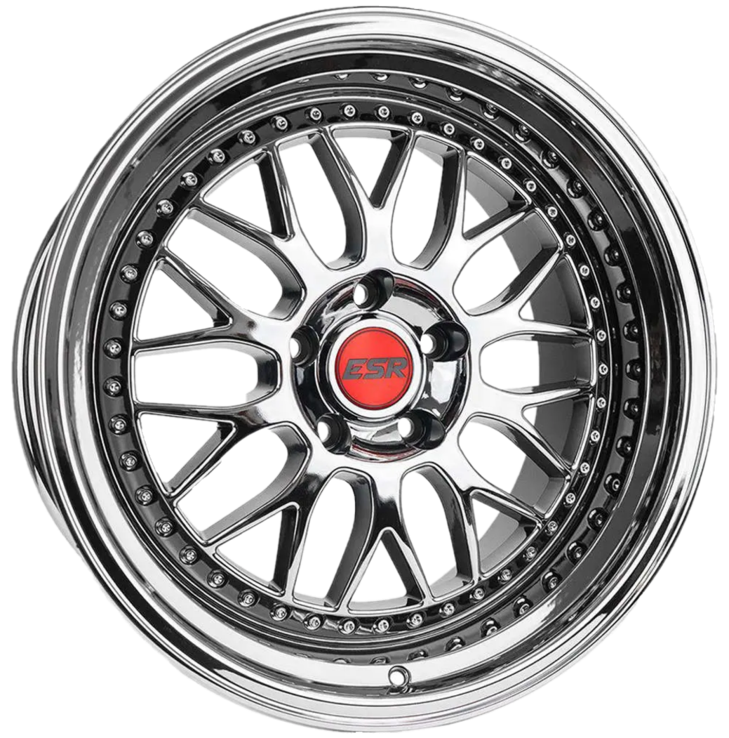 ESR SR01 BLACK CHROME WHEELS | 19X10.5 | 5X120 | OFFSET: 22MM | CB: 74