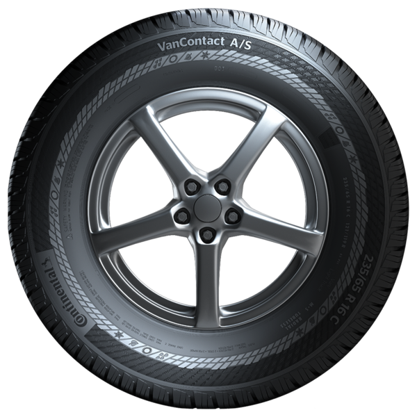 235/60R16 100T (MO-V) CONTINENTAL VANCONTACT A/S ALL-SEASON TIRES (M+S)