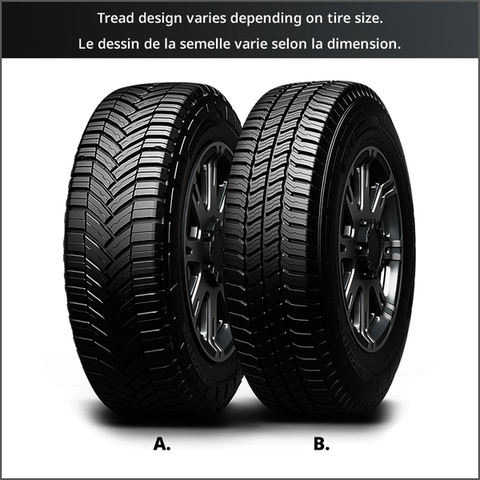 LT 265/75R16 LRE 123R MICHELIN AGILIS CROSSCLIMATE ALL-WEATHER TIRES (M+S + SNOWFLAKE)