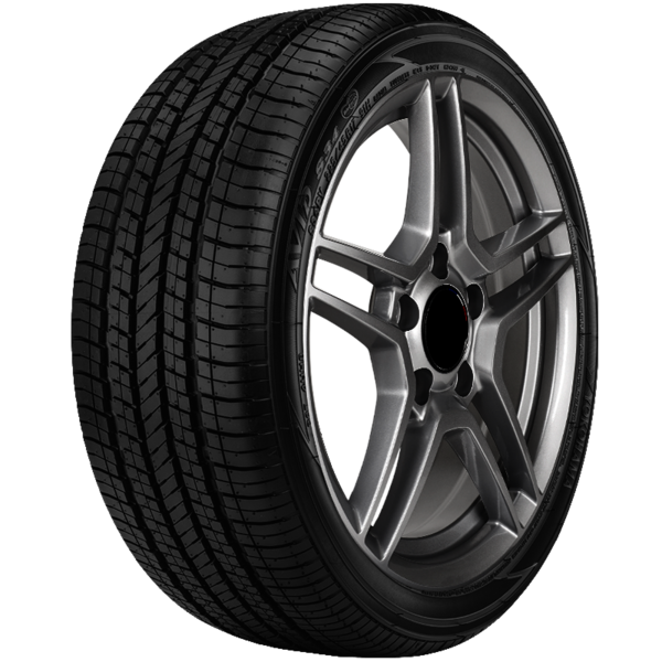 225/40R18 88V YOKOHAMA AVID S34 ALL-SEASON TIRES (M+S)