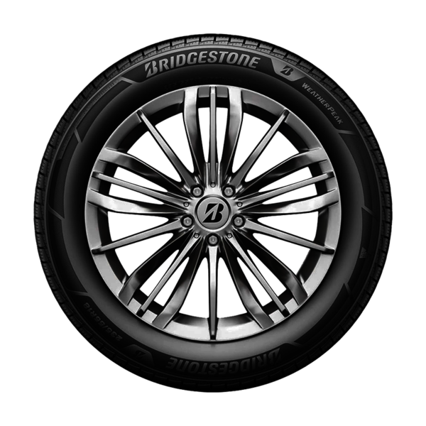 235/65R16 103T BRIDGESTONE WEATHERPEAK ALL-WEATHER TIRES (M+S + SNOWFLAKE)
