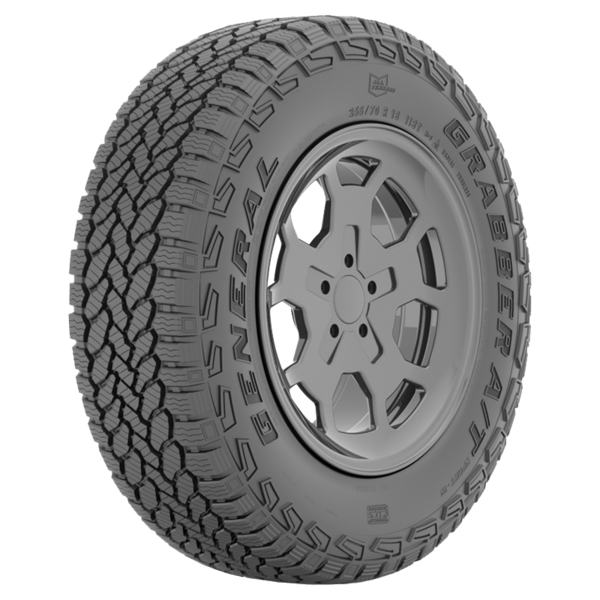 255/70R18 113T GENERAL GRABBER A/T SPORT-W ALL-WEATHER TIRES (M+S + SNOWFLAKE)