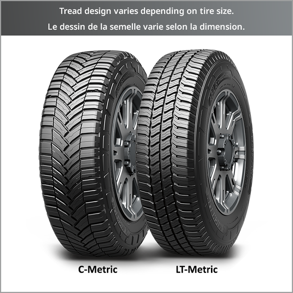 LT 205/75R16 LRE 113R MICHELIN AGILIS CROSSCLIMATE DT ALL-SEASON TIRES (M+S)