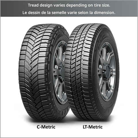 LT 205/75R16 LRE 113R MICHELIN AGILIS CROSSCLIMATE DT ALL-SEASON TIRES (M+S)