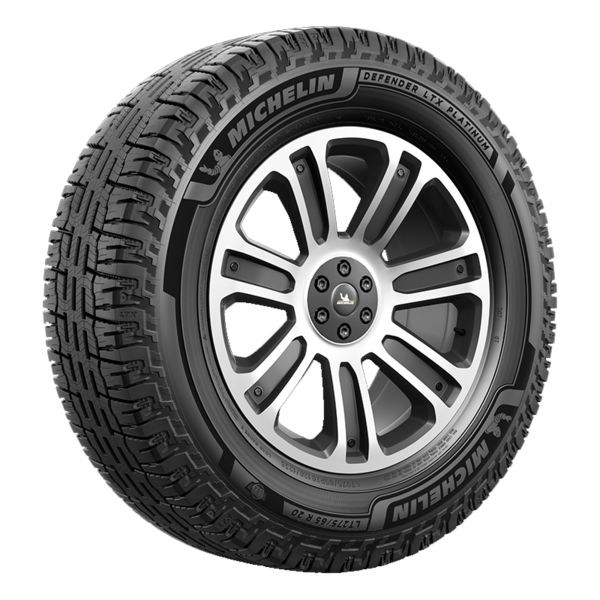 LT 265/60R20 LRE 121S MICHELIN DEFENDER LTX PLATINUM ALL-SEASON TIRES (M+S)