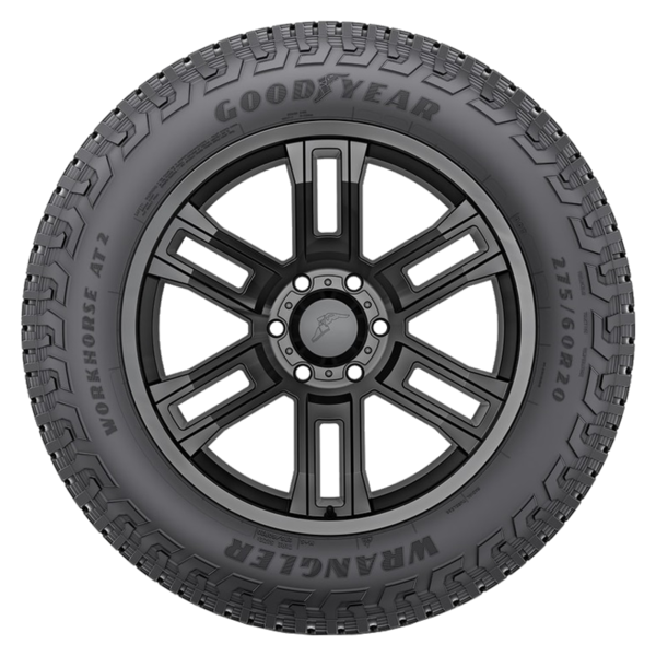 LT 285/60R20 LRE 125S GOODYEAR WRANGLER WORKHORSE AT 2 ALL-WEATHER TIRES (M+S + SNOWFLAKE)