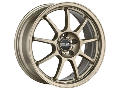 OZ RACING-SPARCO ALLEGGERITA HLT 5F WHITE GOLD WHEELS | 18X8.5 | 5X130 | OFFSET: 40MM | CB: 71.56MM