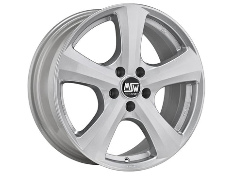 OZ RACING-SPARCO MSW 19 SILVER WHEELS | 16X7.5 | 5X112 | OFFSET: 35MM | CB: 66.6MM