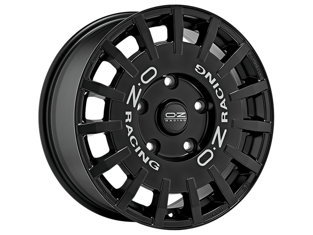 OZ RACING-SPARCO RALLY RACING WHITE RED LETTERING WHEELS | 18X7.5 | 5X160 | OFFSET: 48MM | CB: 65.1MM