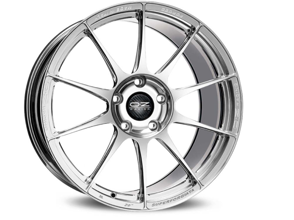 OZ RACING-SPARCO SUPERFORGIATA CERAMIC POLISHED WHEELS | 19X8.5 | 5X112 | OFFSET: 48MM | CB: 57.06MM