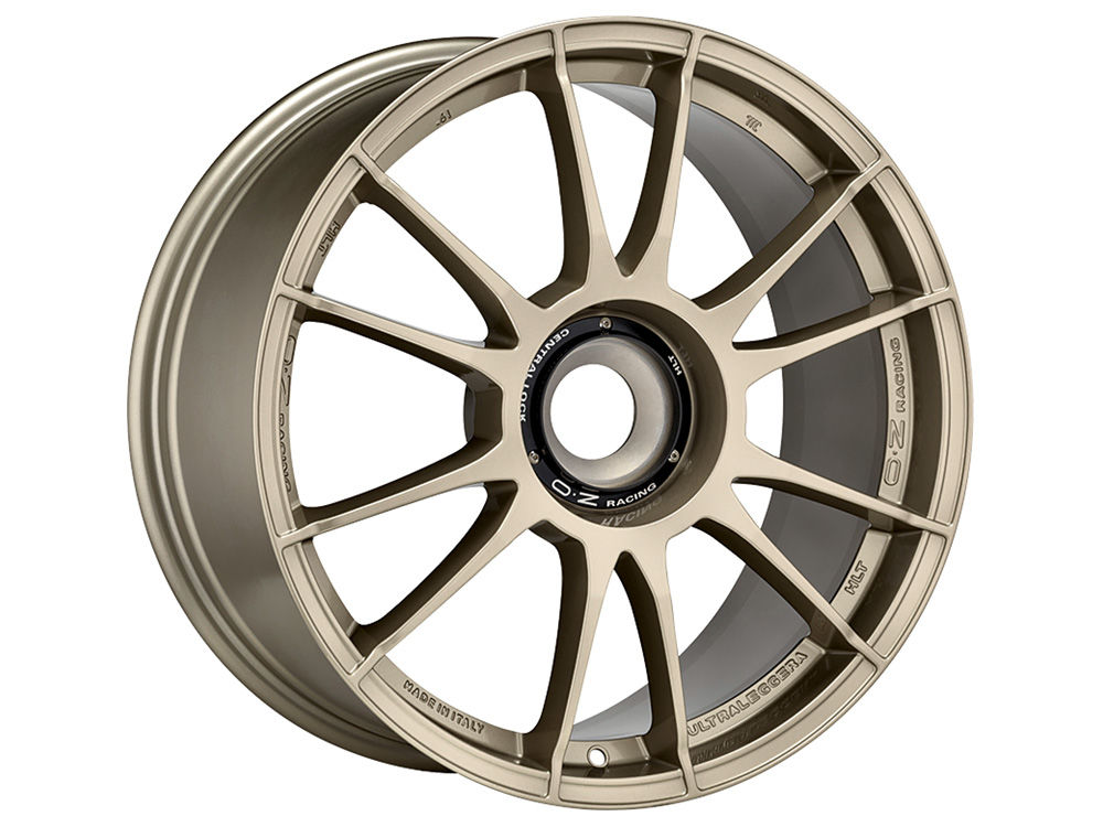 OZ RACING-SPARCO ULTRALEGGERA HLT CL WHITE GOLD WHEELS | 15X10 | 15X130 | OFFSET: 10MM | CB: 84MM