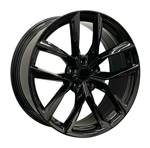 RAC REPLICA TS3 GLOSS BLACK WHEELS | 19X9.5 | 5X114.3 | OFFSET: 45MM | CB: 64.1MM