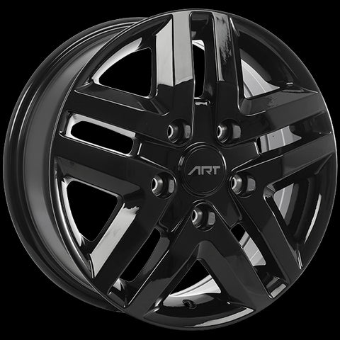 ART REPLICA 217 GLOSS BLACK WHEELS | 16X6.5 | 5X130 | OFFSET: 61MM | CB: 78.1MM