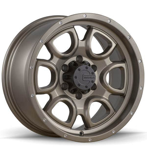 MAMBA M19 BRONZE WITH DRILL HOLES WHEELS | 17X9 | 6X139.7 | OFFSET: -12MM | CB: 106.1MM