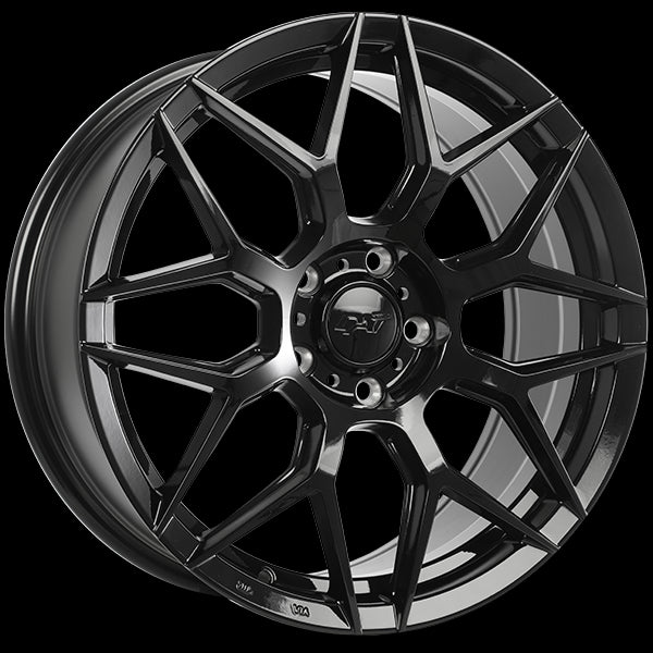 DAI DTM GLOSS BLACK WHEELS | 17X7.5 | 5X114.3 | OFFSET: 45MM | CB: 67.1MM