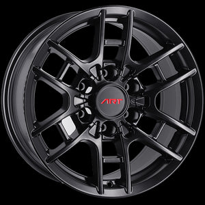 ART REPLICA 237 SATIN BLACK WHEELS | 17X8 | 6X139.7 | OFFSET: 5MM | CB: 106.1MM