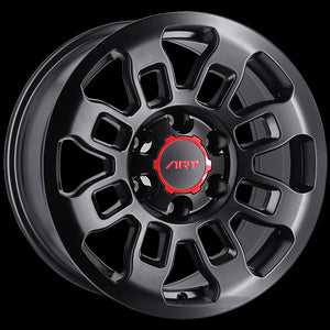 ART REPLICA 238 SATIN BLACK WHEELS | 17X8 | 6X139.7 | OFFSET: 5MM | CB: 106.1MM