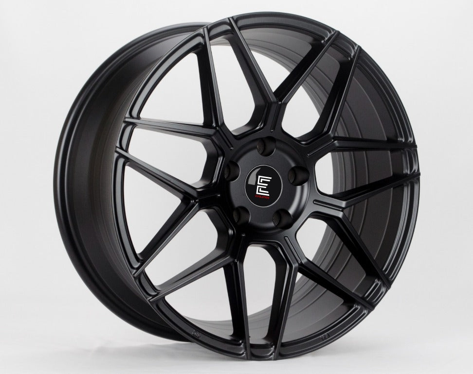 EVOLUTION BY06 MATTE BLACK WHEELS | 17X7.5 | 5X114.3 | OFFSET: 35MM | CB: 73.1MM