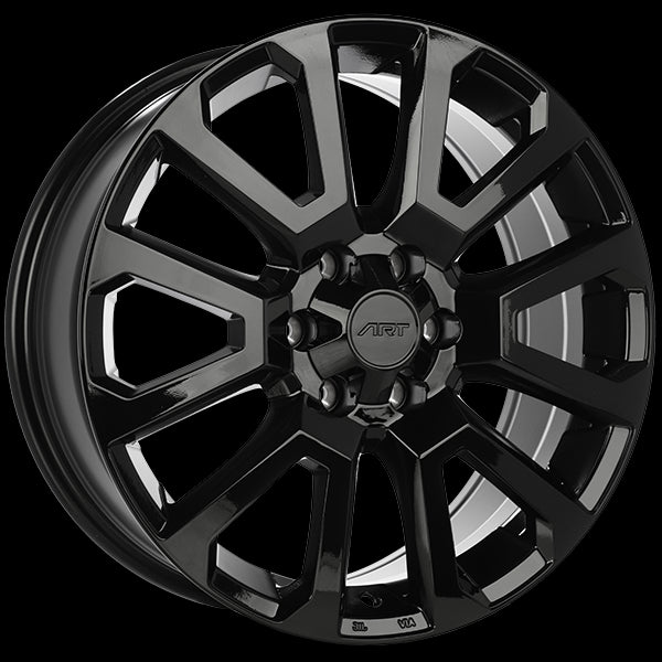 ART REPLICA 256 GLOSS BLACK WHEELS | 17X7.5 | 6X120 | OFFSET: 40MM | CB: 67.1MM