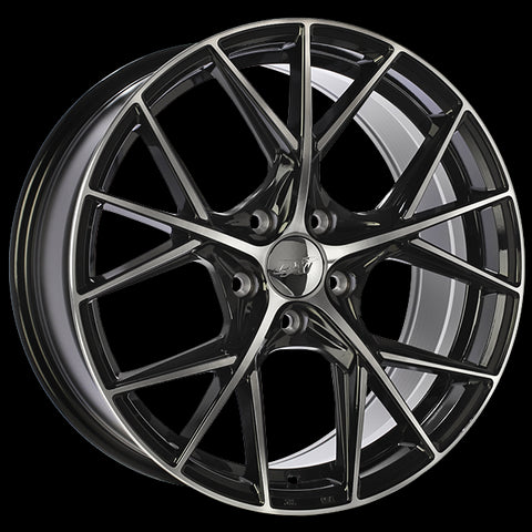 DAI A-SPEC GLOSS BLACK MACHINED FACE WHEELS | 16X7 | 5X114.3 | OFFSET: 40MM | CB: 67.1MM