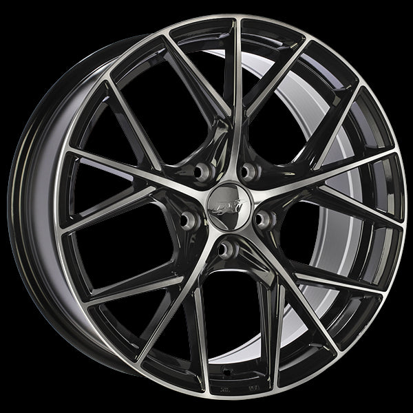 DAI A-SPEC GLOSS BLACK MACHINED FACE WHEELS | 17X7.5 | 5X114.3 | OFFSET: 42MM | CB: 67.1MM