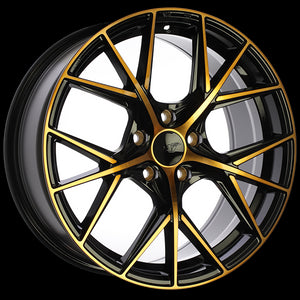 DAI A-SPEC GLOSS BLACK MACHINED FACE BRONZE FACE WHEELS | 15X6.5 | 5X114.3 | OFFSET: 40MM | CB: 67.1MM