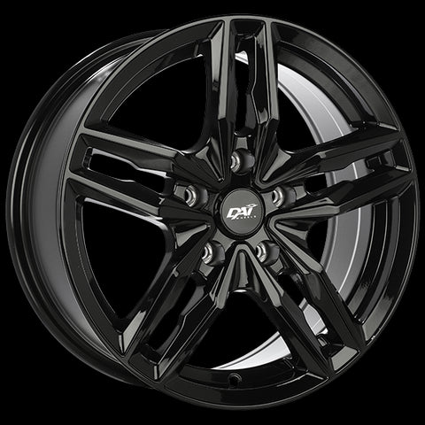 DAI MODA GLOSS BLACK WHEELS | 16X7 | 5X114.3 | OFFSET: 40MM | CB: 64.1MM