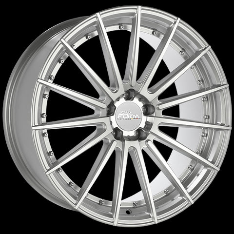 720FORM RF3-V SILVER MACHINED FACE WHEELS | 20X10.5 | 5X112 | OFFSET: 35MM | CB: 66.6MM