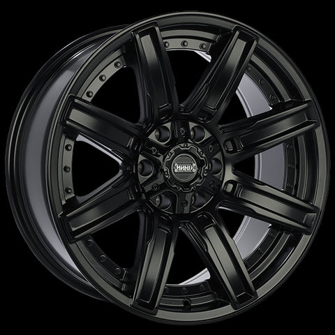 RUFFINO FORGED SATIN BLACK WHEELS | 16X8 | 5X160 | OFFSET: 45MM | CB: 65.1MM