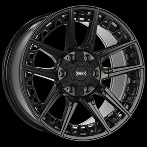 RUFFINO XTREME SATIN BLACK WHEELS | 20X9 | 5X127/5X139.7 | OFFSET: 15MM | CB: 77.8MM