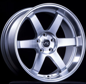 JNC JNC014 SILVER WITH MACHINED FACE WHEELS | 18X9.5 | 5X114.3 | OFFSET: 30MM | CB: 73.1MM