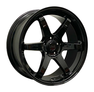 RAC R09 GLOSS BLACK WHEELS | 18X8 | 5X114.3 | OFFSET: 40MM | CB: 73.1MM