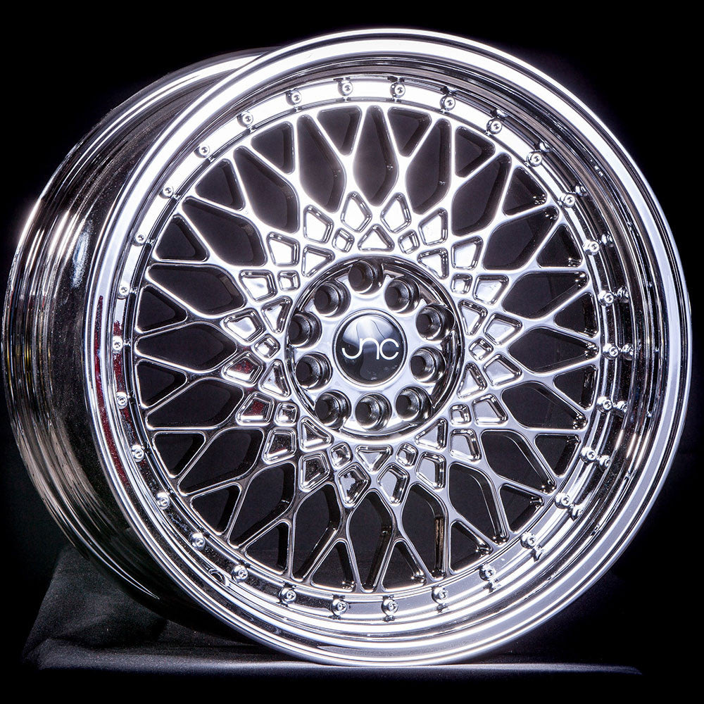 JNC JNC031 PLATINUM WITH CHROME RIVETS WHEELS | 17X9 | 5X100/5X114.3 | OFFSET: 30MM | CB: 73.1MM