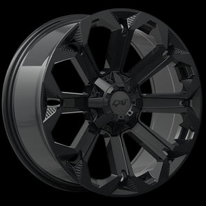 DAI ABYSS GLOSS BLACK WHEELS | 17X9 | 6X139.7 | OFFSET: 12MM | CB: 108.1MM