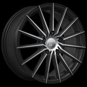 DAI SPECTER GLOSS BLACK MACHINED FACE WHEELS | 15X6.5 | 5X114.3 | OFFSET: 40MM | CB: 67.1MM