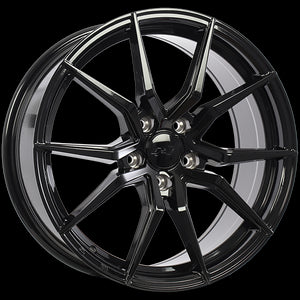 DAI CONCEPTOR GLOSS BLACK WHEELS | 16X7 | 5X114.3 | OFFSET: 40MM | CB: 64.1MM