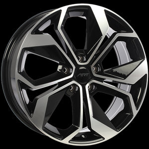 ART REPLICA 309 GLOSS BLACK MACHINED FACE WHEELS | 18X7.5 | 5X114.3 | OFFSET: 40MM | CB: 67.1MM