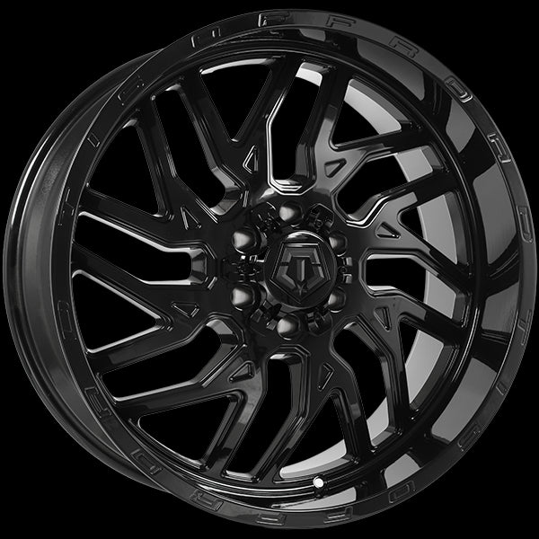 TIS 544 GLOSS BLACK WHEELS | 20X9 | 8X180 | OFFSET: 17MM | CB: 124.3MM