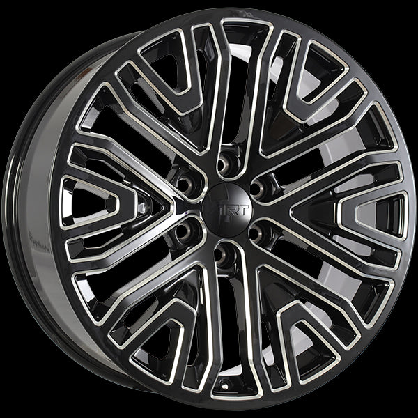 ART REPLICA 176 GLOSS BLACK - MILLED EDGE WHEELS | 24X10 | 6X139.7 | OFFSET: 31MM | CB: 77.8MM