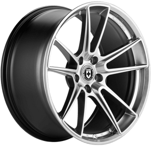 SET OF 4X WHEELS - HRE FLOWFORM FF04 SILVER (LIQUID METAL) WHEELS | 20X10.5 | 5X112 | OFFSET: 35MM | CB: 66.56MM