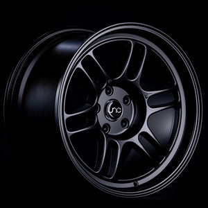 JNC JNC021 MATTE BLACK WHEELS | 17X9.5 | 5X100/5X114.3 | OFFSET: 15MM | CB: 73.1MM