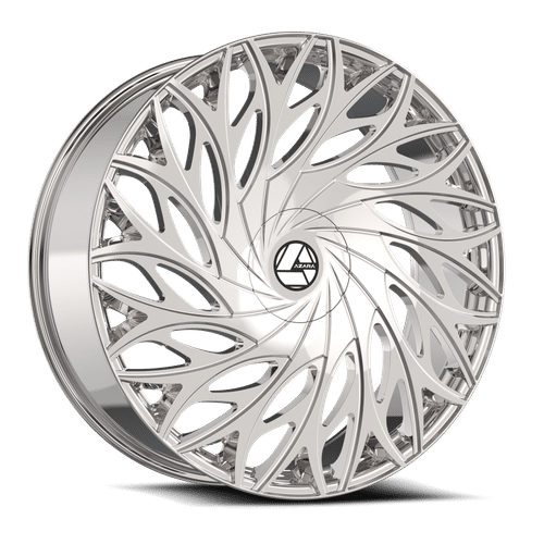 AZARA AZA-525NC NANO CHROME WHEELS | 22X9.5 | 5X115/5X120 | OFFSET: 15MM | CB: 74.1MM