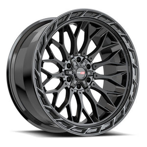 VORTEK VRP-503GB GLOSS BLACK WHEELS | 20X9 | 5X127/5X139.7 | OFFSET: 12MM | CB: 78.1MM