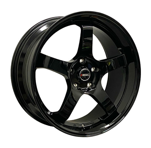 RAC R21 GLOSS BLACK WHEELS | 18X8.5 | 5X114.3 | OFFSET: 35MM | CB: 73.1MM