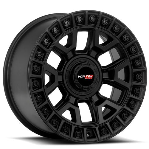 VORTEK VRD-704MB MATTE BLACK WHEELS | 17X9 | 6X135/6X139.7 | OFFSET: 12MM | CB: 106.1MM