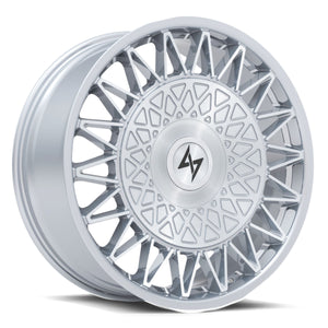 SENTALI CROWN BRUSHED SILVER WHEELS | 22X9 | 5X112/5X114.3 | OFFSET: 30MM | CB: 74.1MM