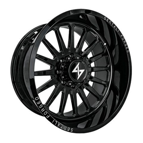 SENTALI SF-2 GLOSS BLACK WHEELS | 26X16 | 5X127 | OFFSET: -99MM | CB: 87.1MM