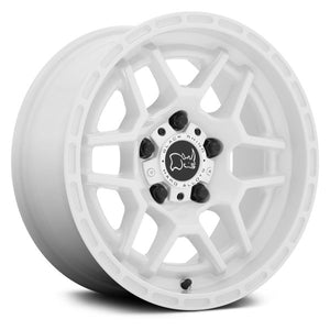 BLACK RHINO BATONA GLOSS WHITE WHEELS | 17X8 | 5X114.3 | OFFSET: 30MM | CB: 76MM