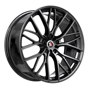 SPEC-1 RACING SP-61GB GLOSS BLACK WHEELS | 18X8 | 5X112/5X114.3 | OFFSET: 38MM | CB: 73.1MM