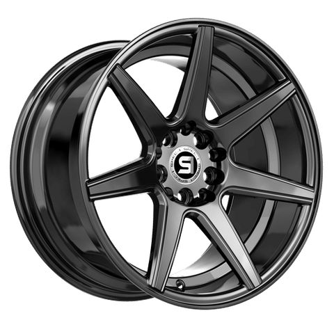 SPEC-1 RACING SP-73GB GLOSS BLACK WHEELS | 18X8 | 5X114.3/5X120 | OFFSET: 38MM | CB: 73.1MM